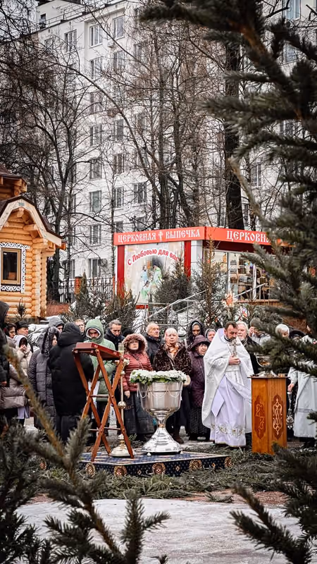 В Крещенский сочельник совершено Богослужение - фото 16