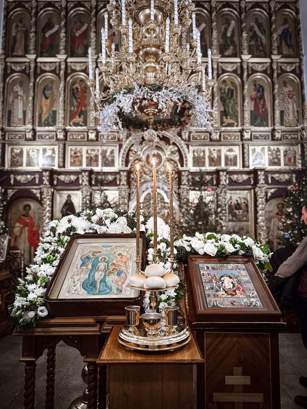 В праздник Крещения Господня совершено Богослужение - фото 8