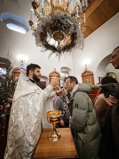 В праздник Крещения Господня совершено Богослужение - фото 9
