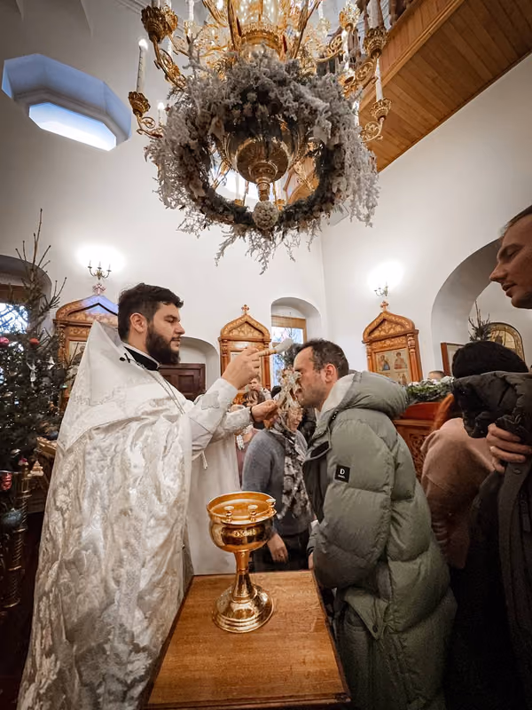 В праздник Крещения Господня совершено Богослужение - фото 9