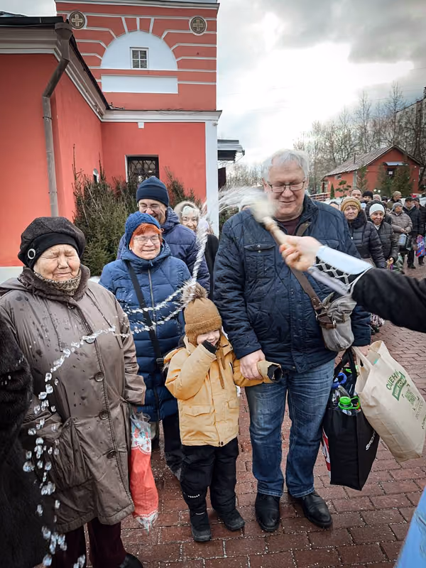 В праздник Крещения Господня совершено Богослужение - фото 12