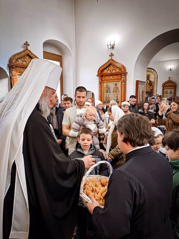 Сорок мучеников Севастийских: Литургия митрополита Владимира - фото 2