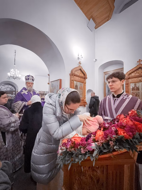 Неделя Крестопоклонная: Литургия митрополита Владимира - фото 14