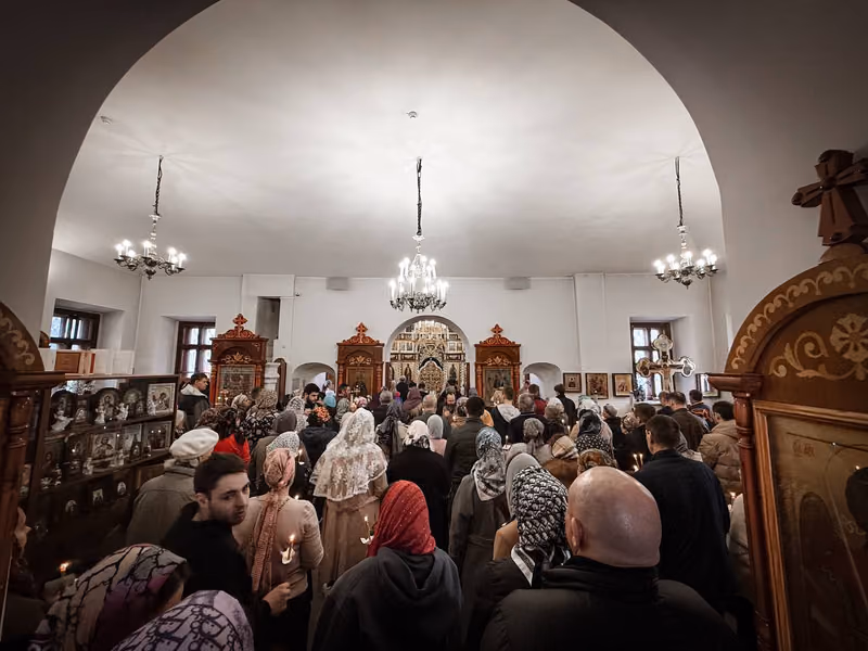 В неделю 4-ю Великого поста совершено Богослужение - фото 13