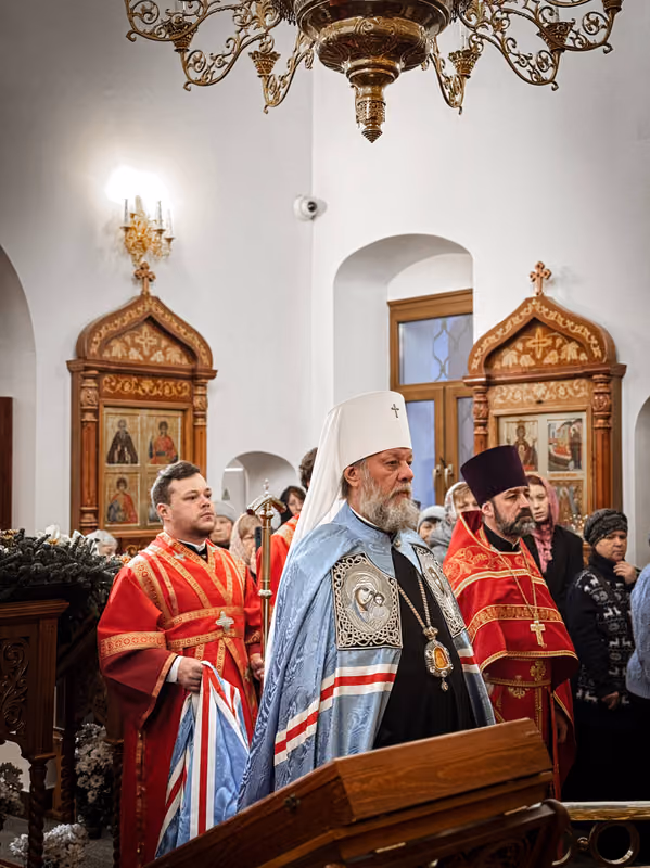 Неделя святых праотец: Литургия митрополита Владимира - фото 3