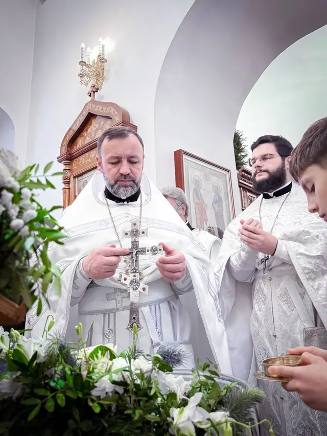 В праздник Крещения Господня совершено Богослужение