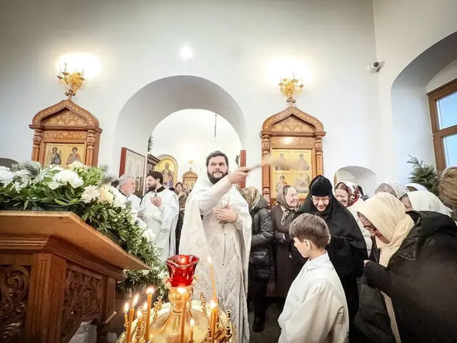 В праздник Крещения Господня совершено Богослужение - фото 11