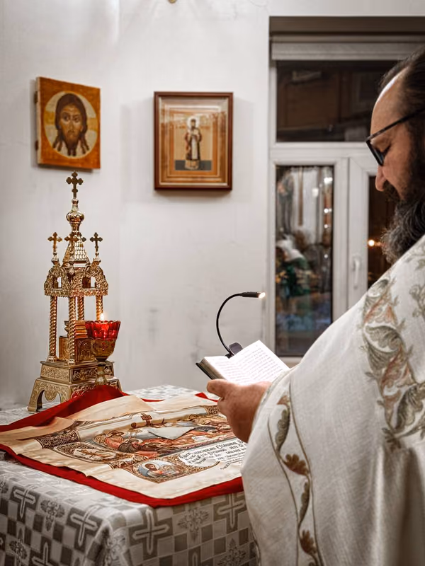 В праздник Крещения Господня совершено Богослужение - фото 17
