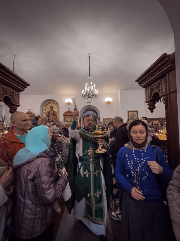 Праздник Входа Господня в Иерусалим: Богослужение