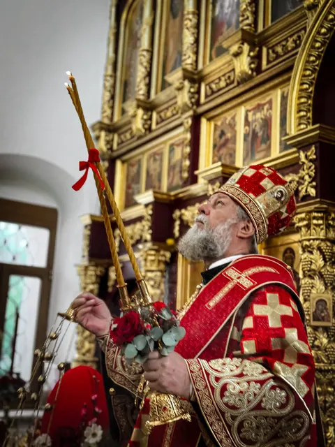 День Великой Победы: Литургия митрополита Владимира - фото 7