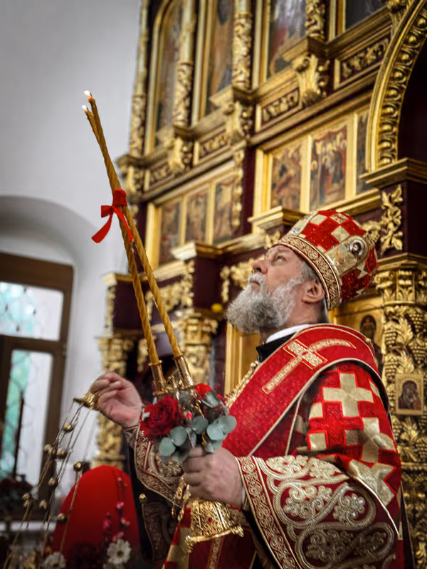 День Великой Победы: Литургия митрополита Владимира - фото 7