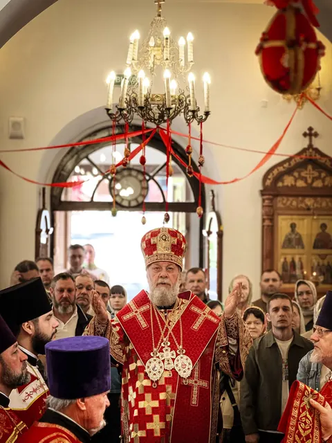 Неделя 6-я по Пасхе: Литургия митрополита Владимира - фото 14