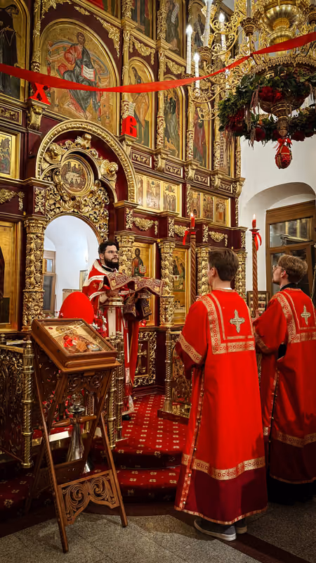 В отдание праздника Пасхи совершена ночная Литургия - фото 3