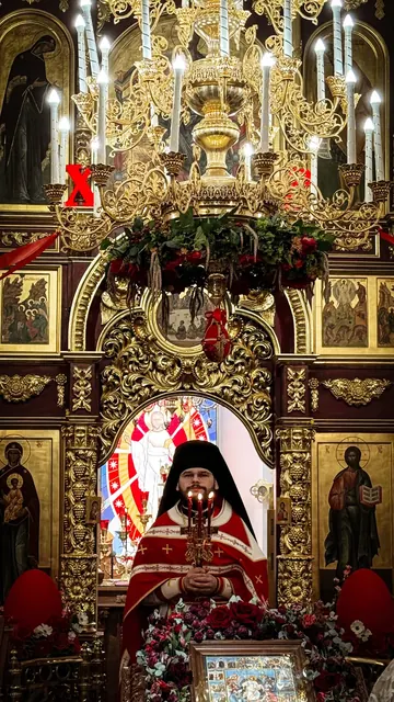 В отдание праздника Пасхи совершена ночная Литургия - фото 4