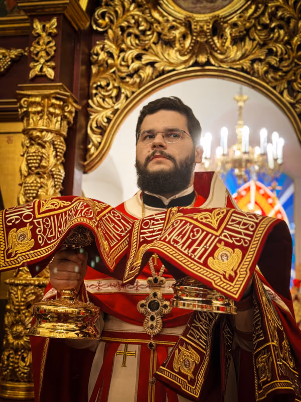 В отдание праздника Пасхи совершена ночная Литургия - фото 7