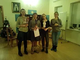 Репетиция молодежного спектакля к Рождеству