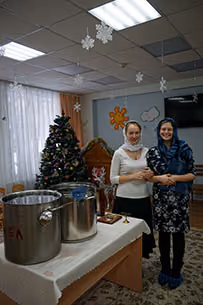 Участие молодежного хора в богослужениях Крещения Господня