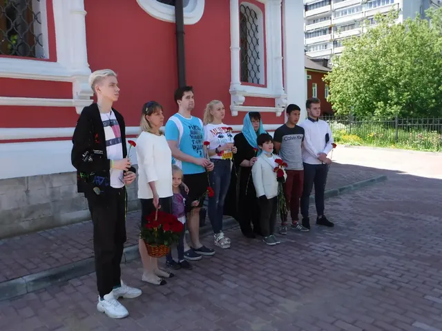 Торжественное мероприятие у памятника павшим воинам