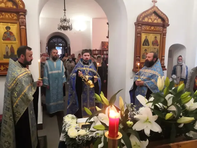 Отметили праздник Успения Пресвятой Богородицы