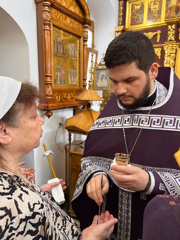 В неделю Крестопоклонную совершено Богослужение - фото 11