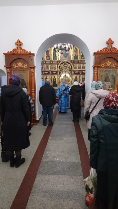 В субботу 5-ю Великого поста совершено Богослужение