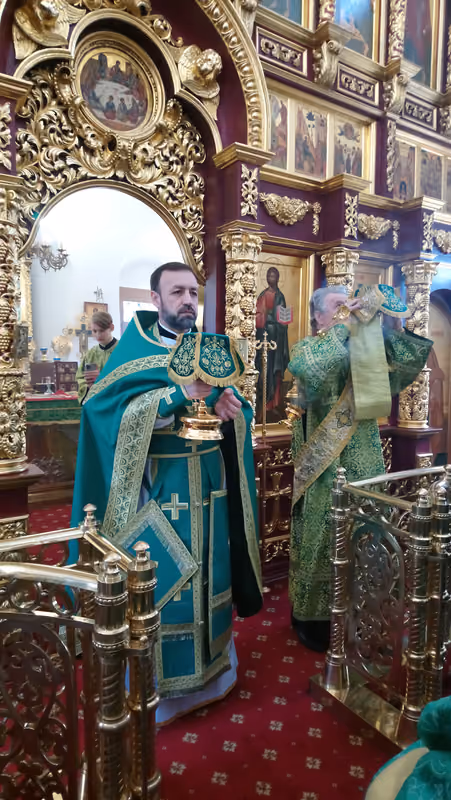 В праздник Входа Господня в Иерусалим прошло Богослужение - фото 8