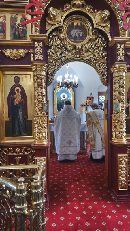 В Великую Субботу совершена Божественная Литургия - фото 4