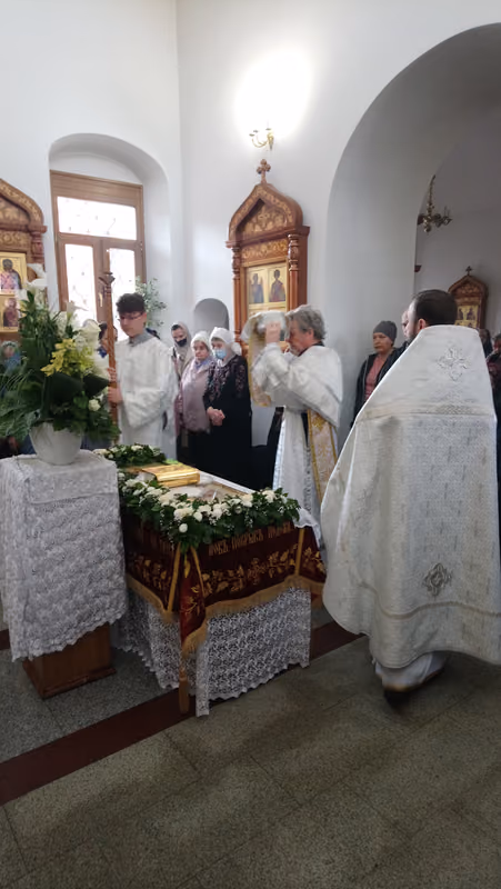В Великую Субботу совершена Божественная Литургия - фото 7
