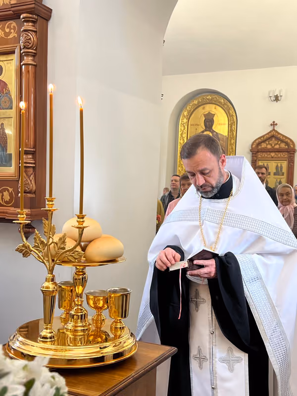 В праздник Вознесения Господня совершено Богослужение