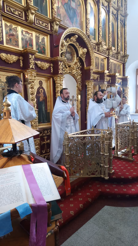 В день Преображения Господня совершено Богослужение - фото 2